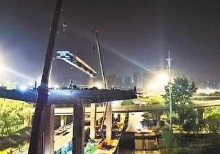 湖北武漢首個裝配式高架橋工程迎來關鍵進展